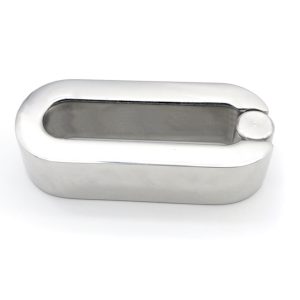 Newly Stainless Steel Heavy Scrotum Pendant Ball Stretcher Weight Testicle Ring 19ing - 2