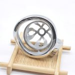 Nuun Metal Cock Cage Small Penis Adult Sex Toys For Men Testicles Stainless Steel Male Chastity Ring - 6