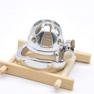 Nuun Metal Cock Cage Small Penis Adult Sex Toys For Men Testicles Stainless Steel Male Chastity Ring - 2