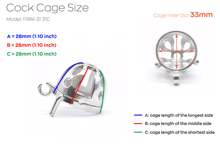 Stainless Steel Male Chastity Device Small Penis Ring Adult Erotic Sex Toy For Men - 5