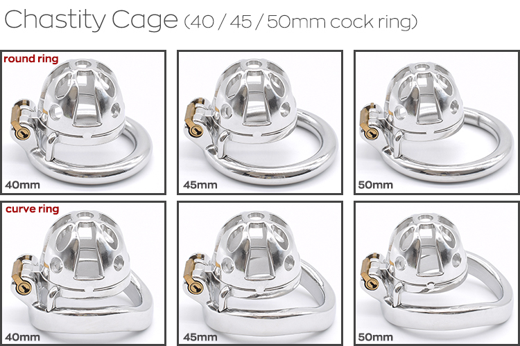 Stainless Steel Male Chastity Device Small Penis Ring Adult Erotic Sex Toy For Men - 4
