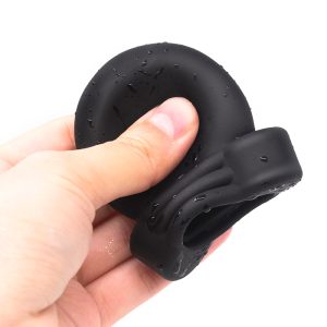 Electric Shock Cock Ring Remote Control Electro Stimulation Penis Rings For Man Glans Massager Training Intimate Goods - 2