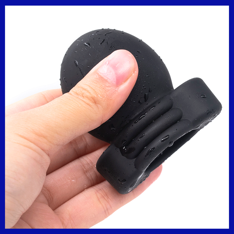 Remote Control Electric Shock Penis Ring Electro Stimulation Glans Massager Male Enhancement Training Ring Intimate Adult Toy - 7