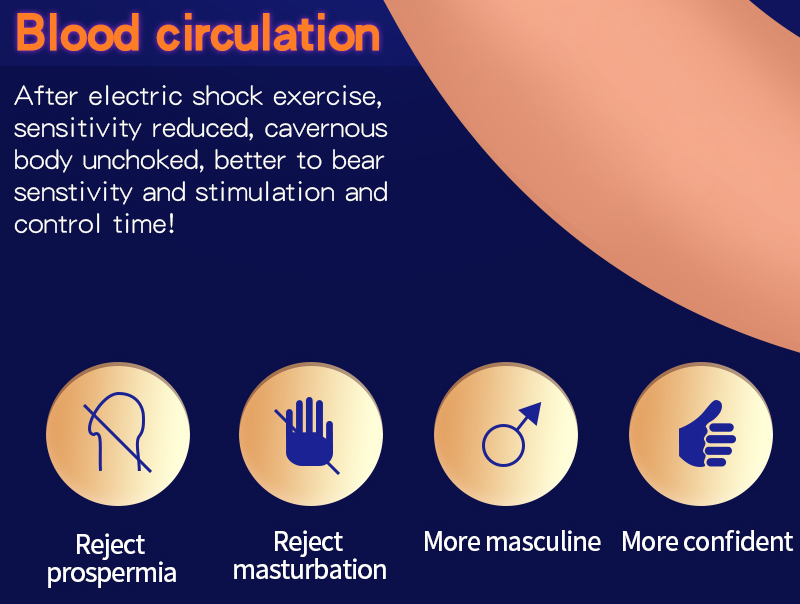 Remote Control Electric Shock Penis Ring Electro Stimulation Glans Massager Male Enhancement Training Ring Intimate Adult Toy - 2