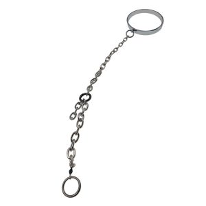 Stainless Steel Heavy Cockring Neck Collar Cuff Slave Bondage Male Chastity Device Metal Penis Ring Dick Stretcher Men Sex Toys - 2