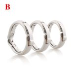 2pcs Lot Male Circumcision Ring Glans Rings Metal Foreskin Correction Penis Delay Ejaculation Lock Cockrings Sex Toys B2-48 - 4