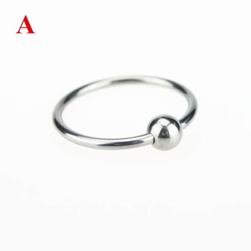 2pack Metal Male Circumcision Rings Penis Delay Ejaculation Foreskin Correction Glans Enhancement Cockrings Adult Sex Toy B248 - 8