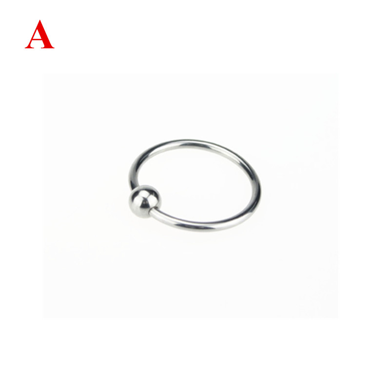 2pack Metal Male Circumcision Rings Penis Delay Ejaculation Foreskin Correction Glans Enhancement Cockrings Adult Sex Toy B248 - 7