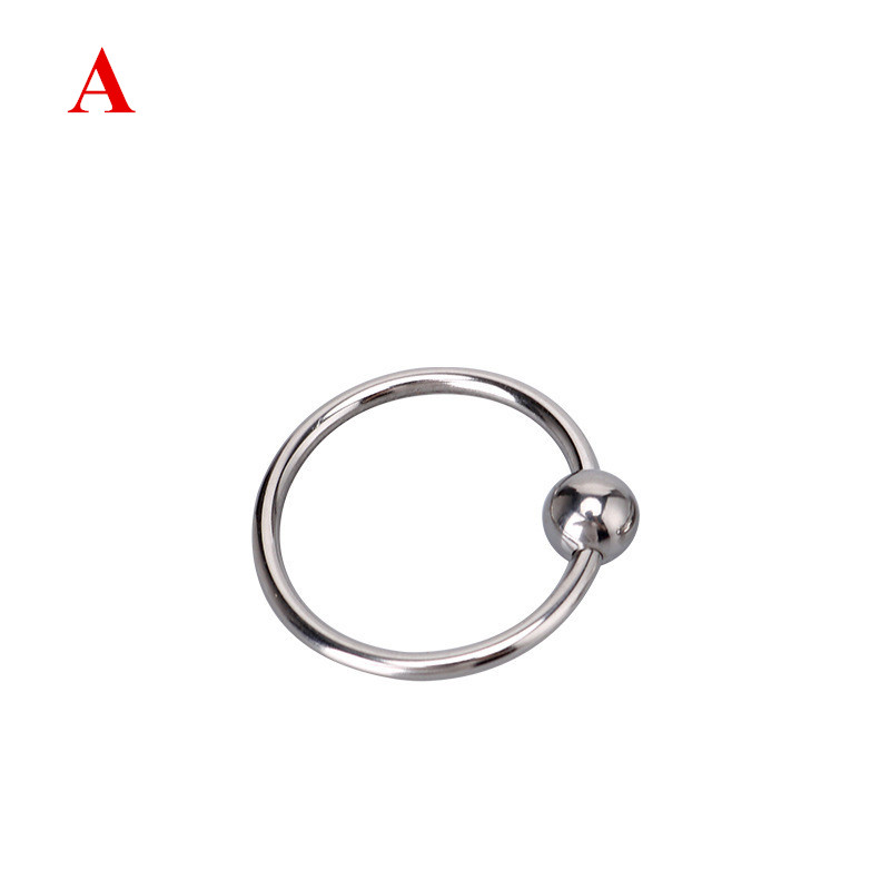 2pack Metal Male Circumcision Rings Penis Delay Ejaculation Foreskin Correction Glans Enhancement Cockrings Adult Sex Toy B248 - 5