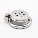 Super Mini Chastity Cage Stainless Steel Male Device 2 Size Penis Cock Ring With Lock Sex Toys Men Products - 5