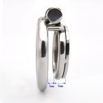 Super Mini Chastity Cage Stainless Steel Male Device 2 Size Penis Cock Ring With Lock Sex Toys Men Products - 3