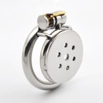 Super Mini Chastity Cage Stainless Steel Male Device 2 Size Penis Cock Ring With Lock Sex Toys Men Products