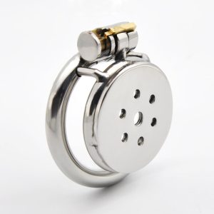 Super Mini Chastity Cage Stainless Steel Male Device 2 Size Penis Cock Ring With Lock Sex Toys Men Products