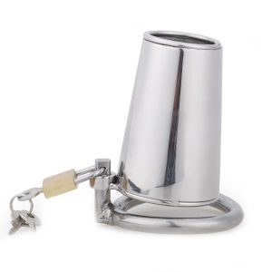 Penis Anti-off Base Ring Set Chastity Belt Virginity Cage Device Male Gay Metal Reusable Cock Sleeve Ball Lock Stretcher Cbt