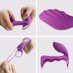 Silicone Vibrating Dual Cock Ring Clitoris Vibrator For Couples Sex Toys 7 Vibrations Penis Men Ejaculation - 6