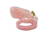 Male Chastity Device With 5 Size Penis Ring Cock Cages Men's Virginity Lock Belt Adult Game Cb6000s - 2
