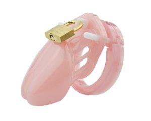 Male Chastity Device With 5 Size Penis Ring Cock Cages Men's Virginity Lock Belt Adult Game Cb6000s