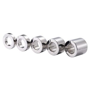 5 Size Magnetic Dick Cock Ring Penis Heavy Sex Stainless Steel Erection Cockring Ballstretcher Metal - 2