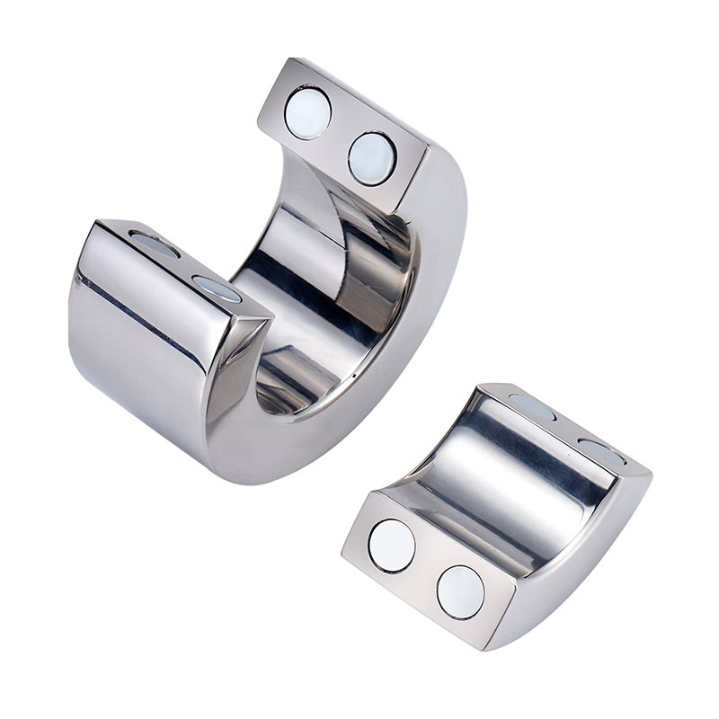 Stainless Steel Male Enhancement Ring Heavyduty Magnetic Erection Aid 5size Cockring Ballstretcher - 17