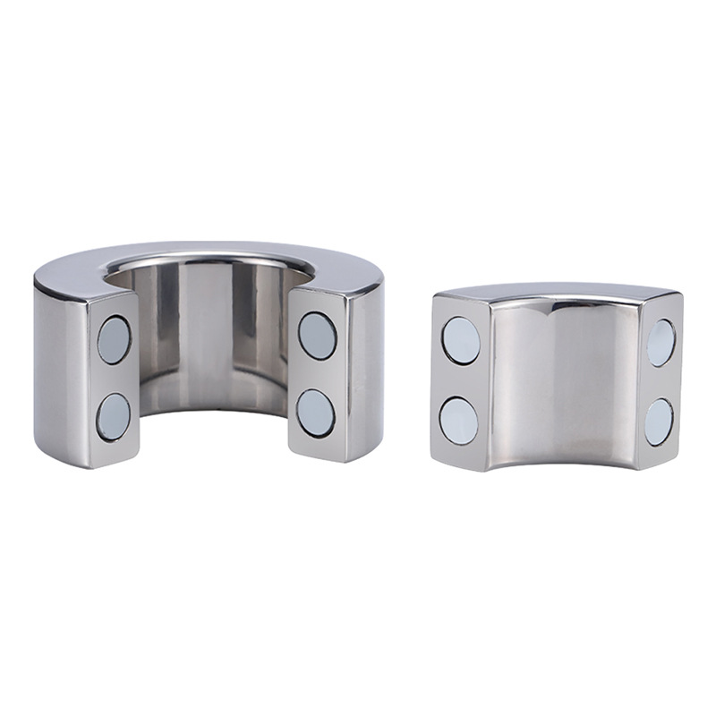 Stainless Steel Male Enhancement Ring Heavyduty Magnetic Erection Aid 5size Cockring Ballstretcher - 13