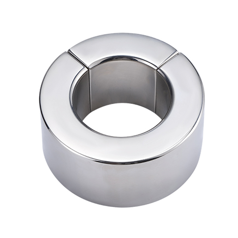Stainless Steel Male Enhancement Ring Heavyduty Magnetic Erection Aid 5size Cockring Ballstretcher - 10