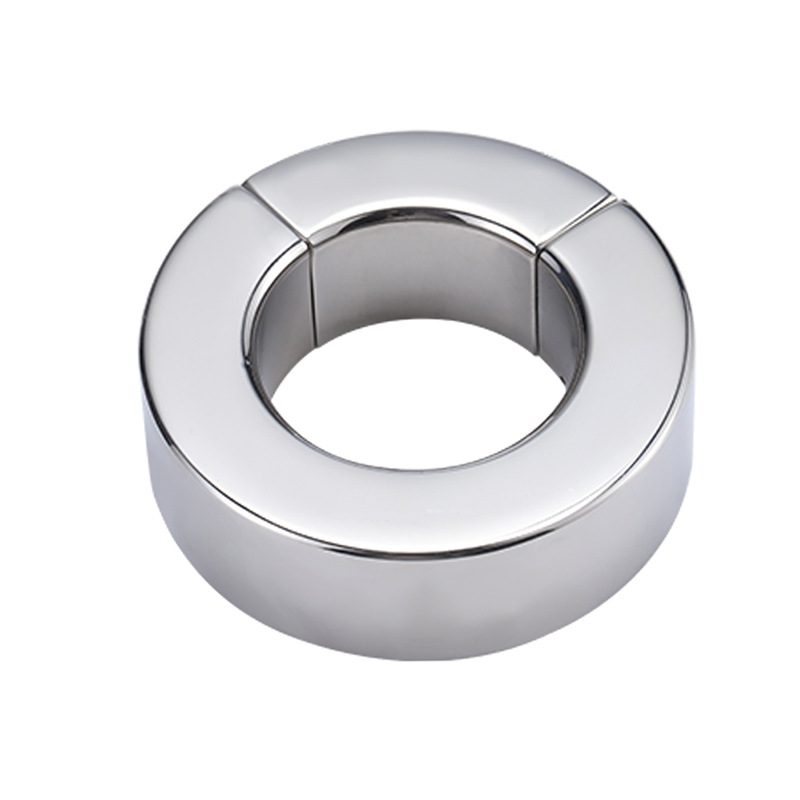 Stainless Steel Male Enhancement Ring Heavyduty Magnetic Erection Aid 5size Cockring Ballstretcher - 9