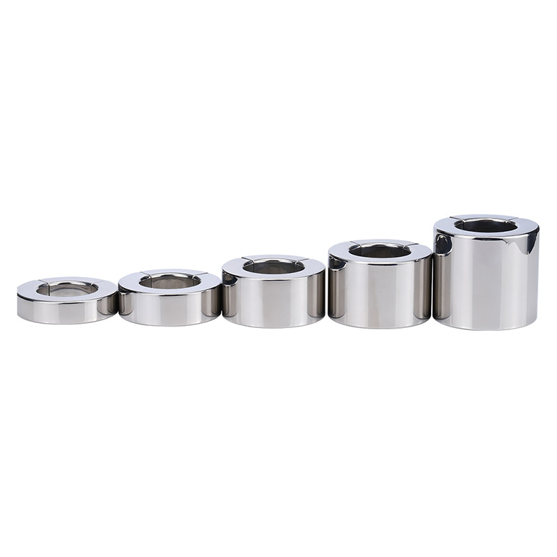 Stainless Steel Male Enhancement Ring Heavyduty Magnetic Erection Aid 5size Cockring Ballstretcher - 6