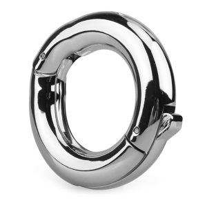 Magnetic Stainless Steel Cock Rings Penis Cage Ball Scrotum Stretcher Testis Weight Delay Ejaculation Sex Toys For Men