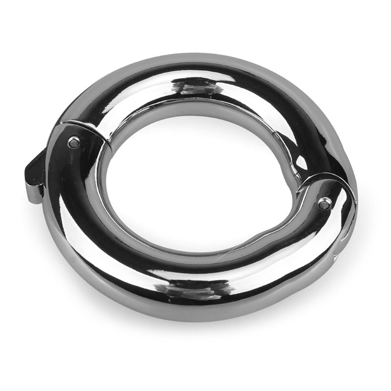 Stainless Steel Magnetic Cock Rings Penis Cage Scrotum Stretcher Testis Weight Ejaculation Delay Sex Toys For Men - 8