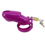 Purple Male Chastity Device Cb6000 Cb6000s With 5 Penis Ring Cock Cages Virginity Lock Adult Sex Toy G7-3-9 - 3
