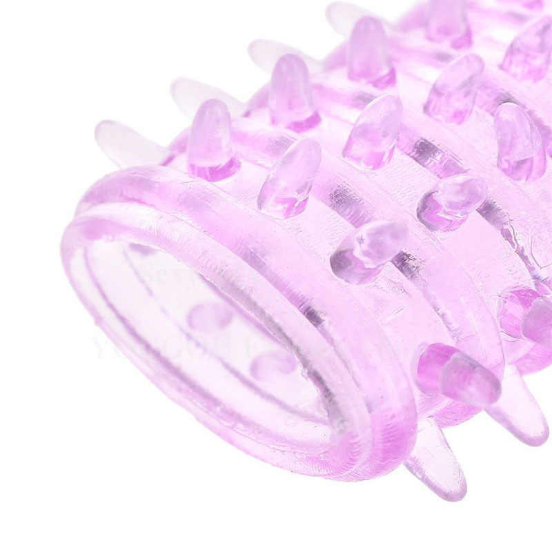 3pcs Male Enhancement Sleeves Penis Extender Delay Ejaculation Cock Rings Clitoral Stimulator Sex Toys - 3