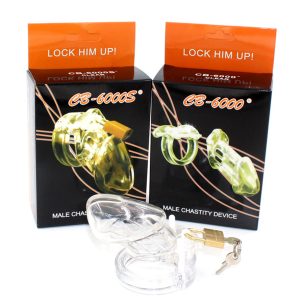 Adult Male Chastity Device Cock Cage Penis Lock Cb6000 With 5 Rings - 2