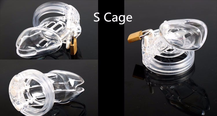 Adult Male Chastity Device Cb6000 Secure Cock Cage Penis Lock With 5 Adjustable Rings - 6