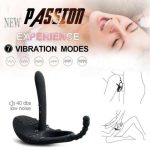 Rechargeable Silicone Ejaculation Vibrator Male Penis Cock Ring Enhancer Clit Stimulation Orgasm Sex Toy For Men Couples - 5