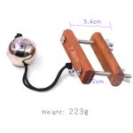 Wooden Testicle Crusher Scrotum Pendant Ball Stretcher Male Penis Training Sex Toys Testicles Metal Weight - 6