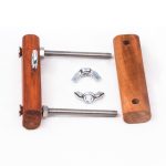 Wooden Testicle Crusher Scrotum Pendant Ball Stretcher Male Penis Training Sex Toys Testicles Metal Weight - 4
