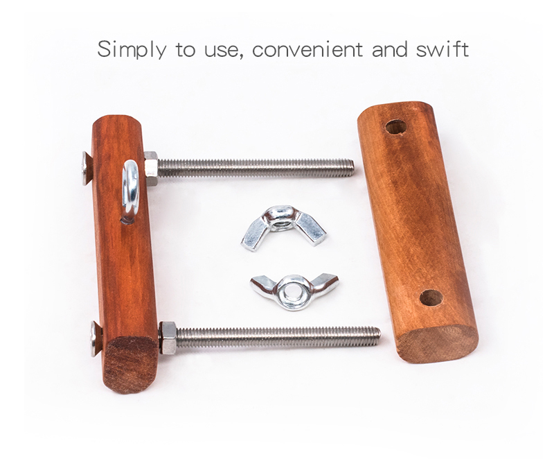 Wooden Male Enhancer Penis Training Tool Scrotum Pendant Testicle Crusher Metal Weight Ball Stretcher Sex Toy - 5