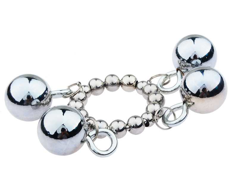Metal Cock Rings Penis Trainer Scrotal Bondage Massage Ball Stretcher Adult Sex Toys For Men Erotic Games Products - 5