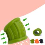Soft Liquid Silicone Penis Ring Male Chastity Cage Dick Stretcher Erection Device Reusable Cock Scrotum Cbt Men Gay Sex Toy