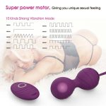 10 Speed Wireless Remote Control Vibrator Kegel Balls Ben Wa Ball G Spot Vaginal Tightening Exercise Sex Toys For Women - 2