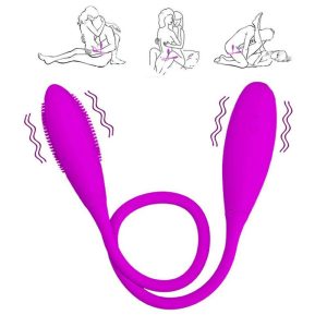 7 Rechargeable Vibrator Double Head Egg Bullet Dildo Vibration Anal Butt Plug Adult Sex Toys For Women Couple