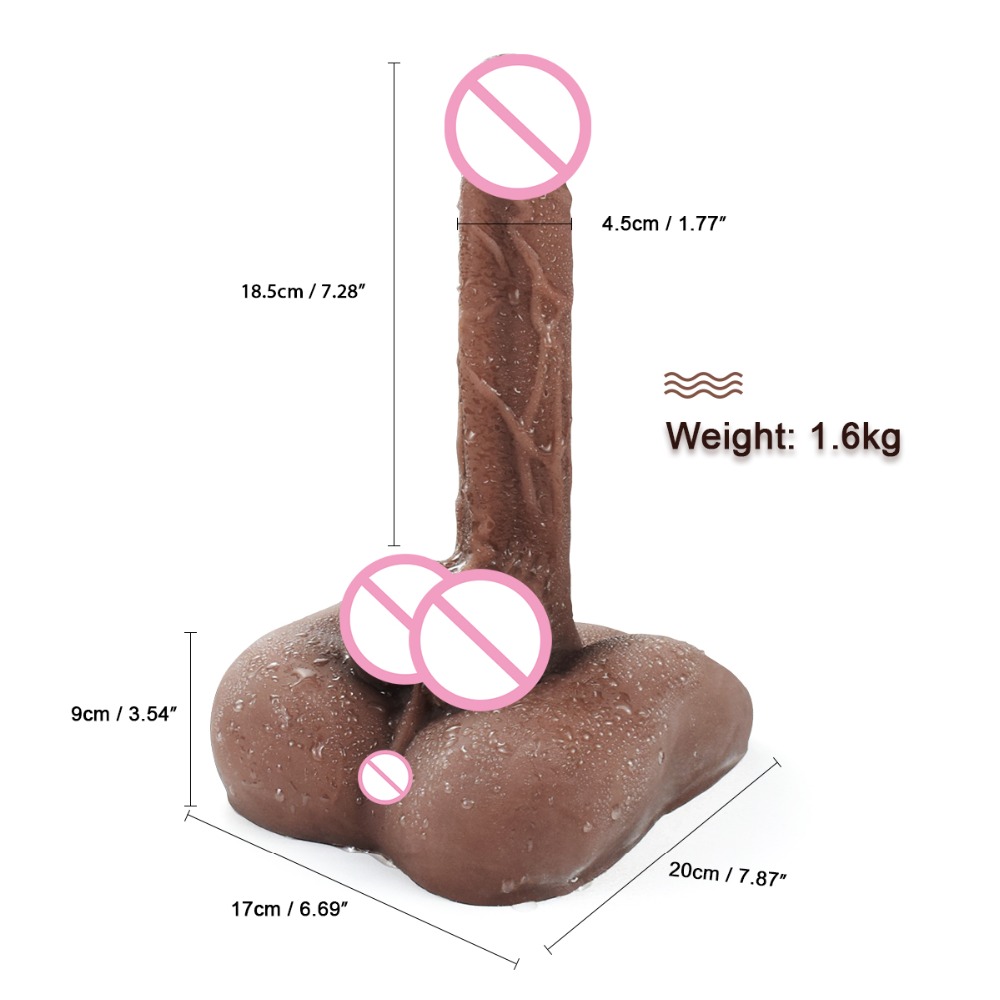 Quality Realistic Silicone Dildo Soft Flexible Sex Doll For Men Women Gay Couples - 5