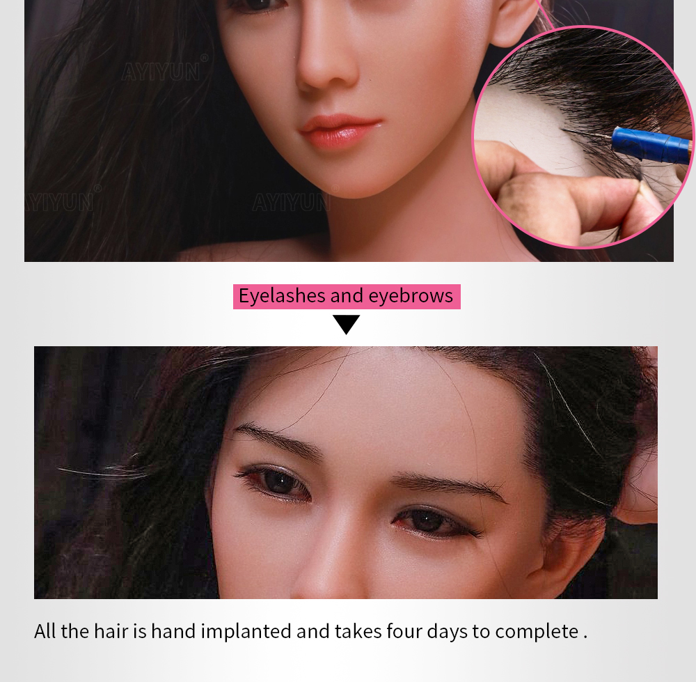 Ayiyun Lifelike European Beauty Sex Doll With Realistic Features Tpe Skeleton Multifunctional Adult Toy - 6