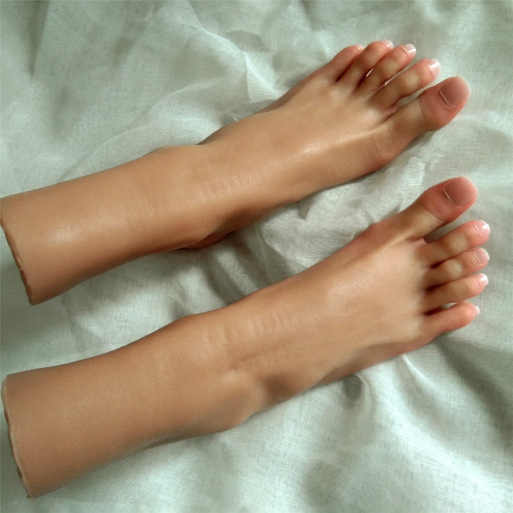 Realistic Female Foot Fetish Toy Lovers Model With High Arch Sex Doll For Worship - 1