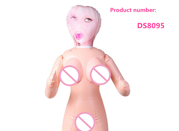 Fullsize Inflatable Love Doll Easy To Clean Discreet Storage Adult Pleasure Toy For Men - 1