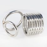 Cock Ring With Ball Stretcher Cobra Cage Male Chastity Device Fetish Penis Locker - 6