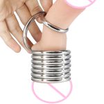 Cock Ring With Ball Stretcher Cobra Cage Male Chastity Device Fetish Penis Locker - 5