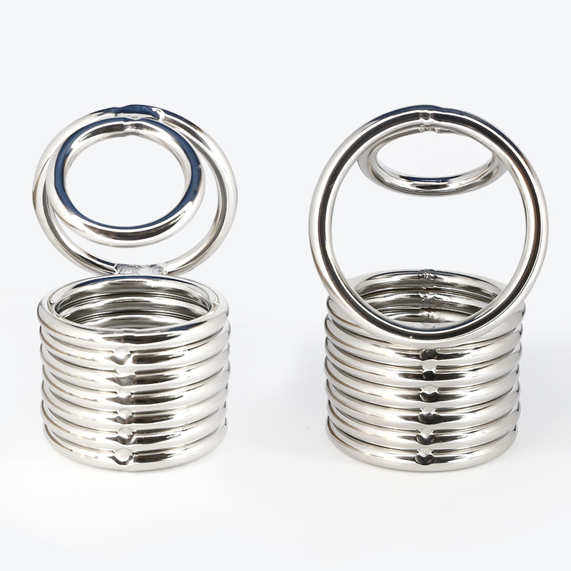 Male Chastity Cobra Cage Device With Cock Ring Ball Stretcher Penis Locker For Fetish Enthusiasts - 7