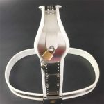 Female Chastity Belt Anal Plug & Vagina Dildo Masturbator Strap On Pants Stainless Steel Bdsm Metal Sex Tools Device - 5