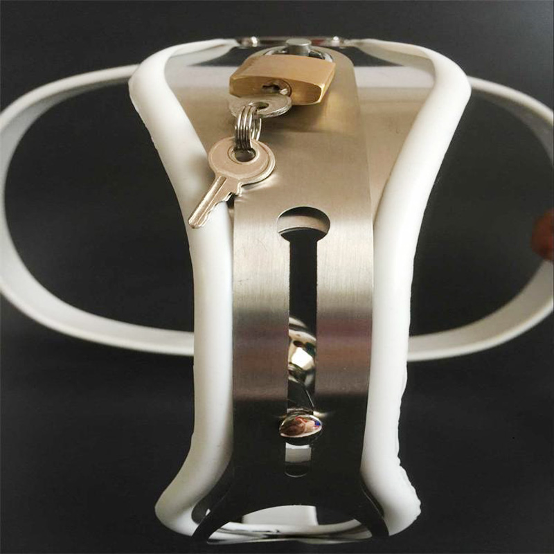 Womens Stainless Steel Bdsm Chastity Belt Anal Plug And Vagina Dildo Strapon Masturbation Device Sex Tool - 15